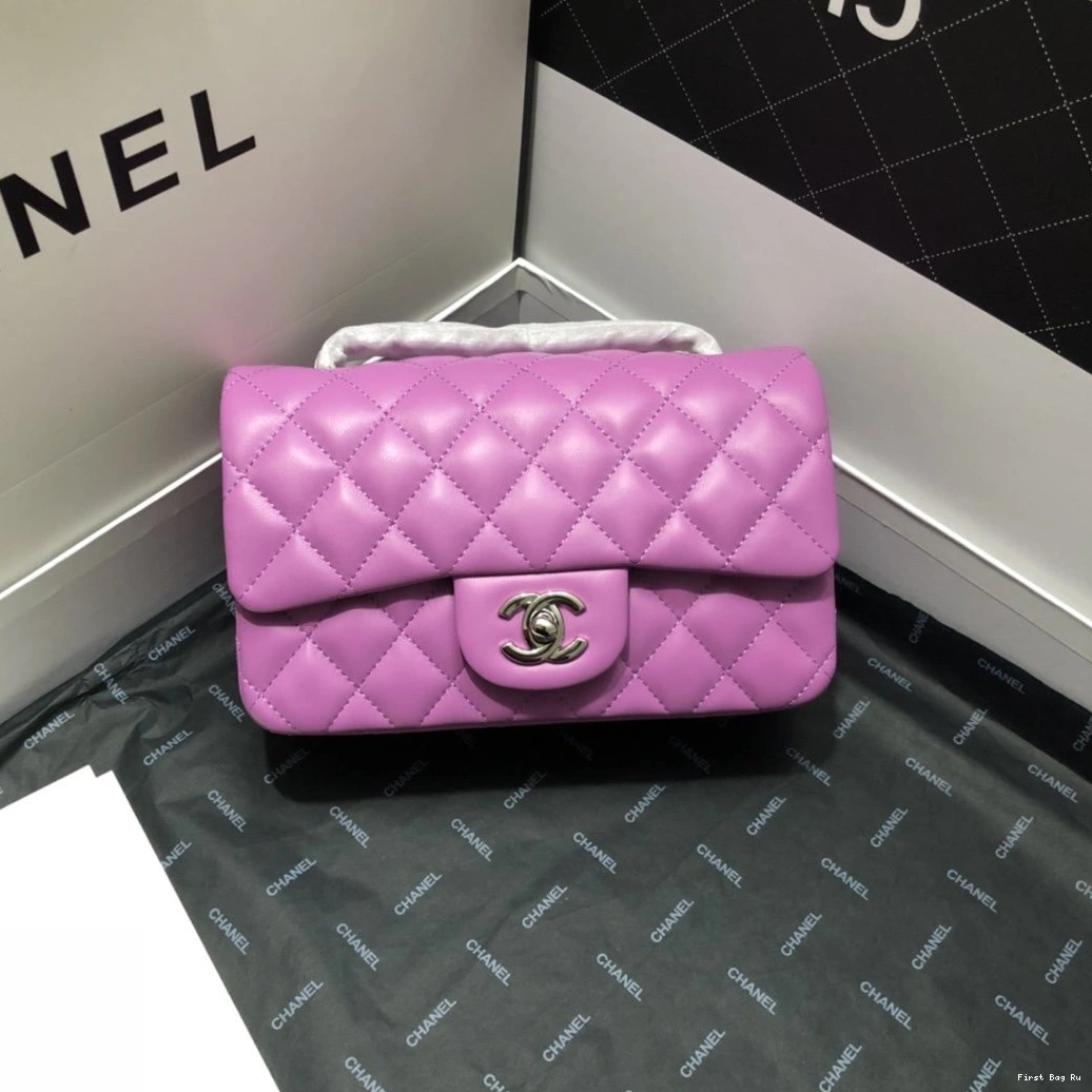 First Bag Ru CHANEL FLAP BAG LAMBSKIN 0804
